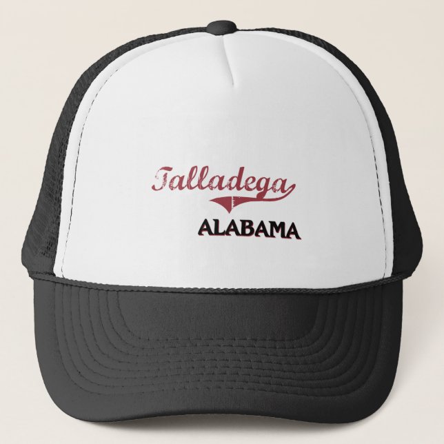 Talladega Alabama stadsklassiker Truckerkeps (Framsida)