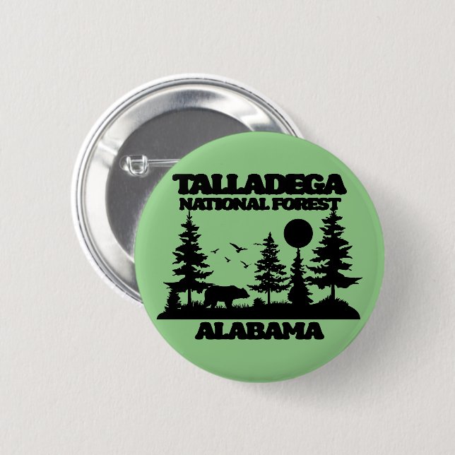 Talladega National Forest Knapp (Framsida & baksida)