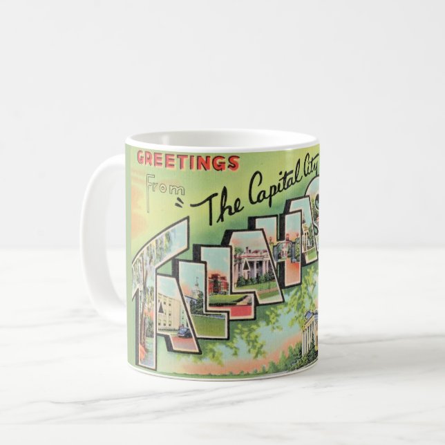 Tallahassee Florida Greeting Mug Kaffemugg (Framsida vänster)