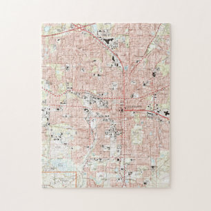 Tallahassee Florida karta (1999) Pussel