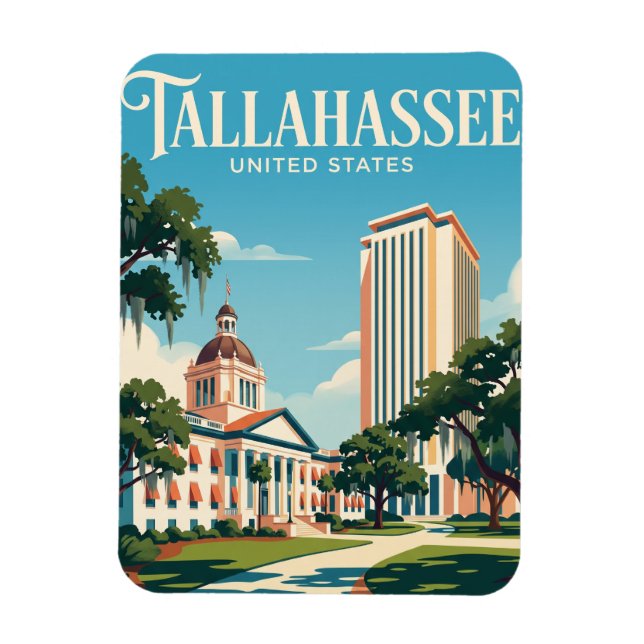 Tallahassee Florida Magnet (Vertikal)