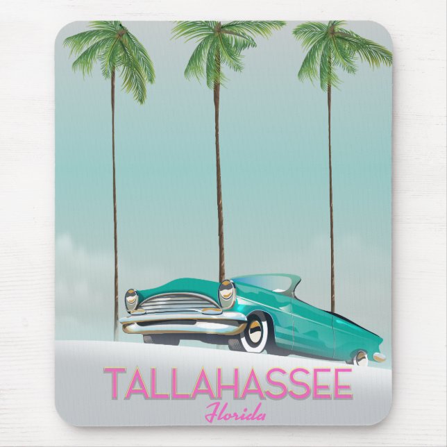 Tallahassee Florida researesaffiche Musmatta (Framsidan)