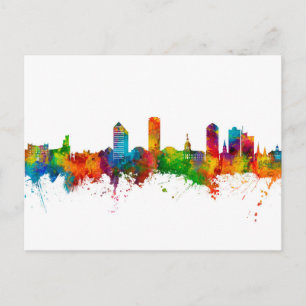 Tallahassee Florida Skyline Vykort