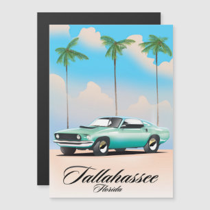 Tallahassee Florida Travel-affisch.