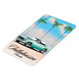 Tallahassee Florida Travel-affisch. Magnet