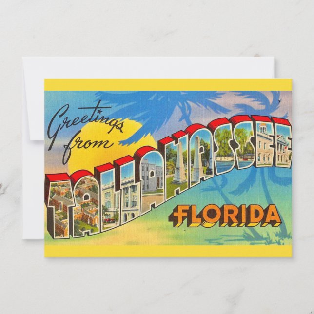 Tallahassee Hälsning Flytta Announcement (Framsida)