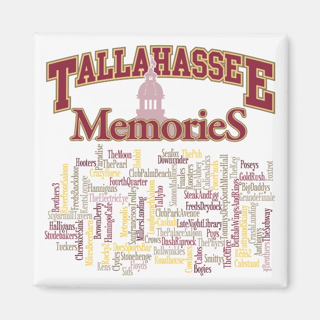 Tallahassee Memories Magnet (Framsidan)