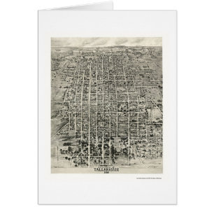 Tallahassee panorama- karta för FL - 1926 Hälsningskort