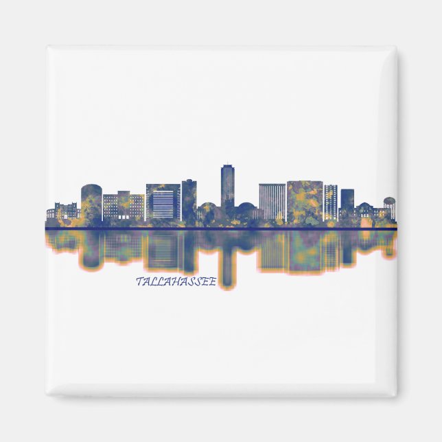 Tallahassee Skyline Magnet (Framsidan)