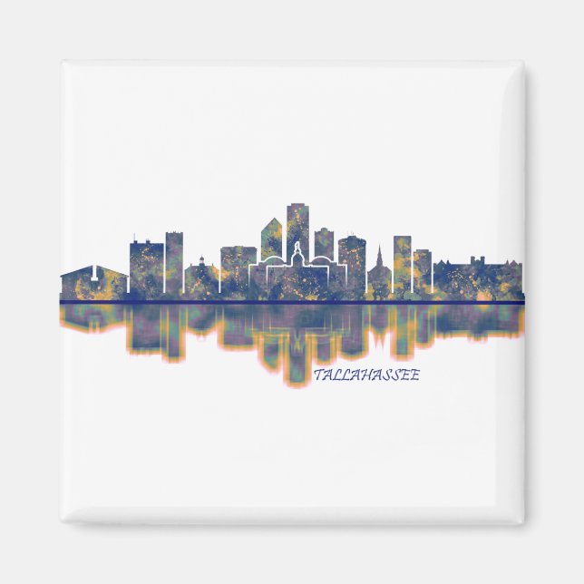 Tallahassee USA Skyline Magnet (Framsidan)