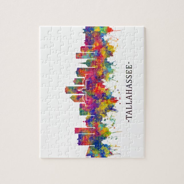 Tallahassee USA Skyline Pussel (Vertikal)