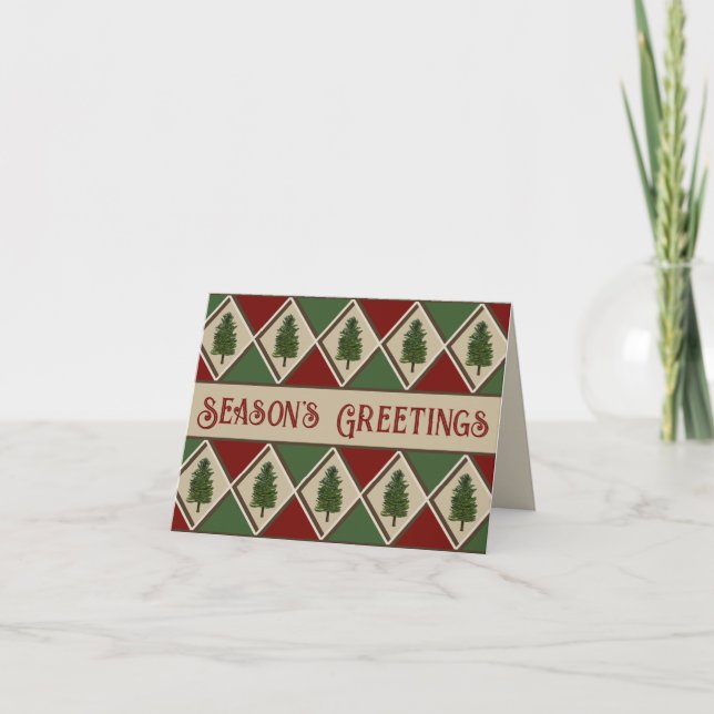 Tallar och Harlekin Välkomstkort Kort (Framsida)