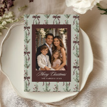 Tallargrenbåge mönster Familjefoto