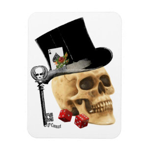 Tallatsodesign för Fantasy Gothic spelare Magnet