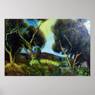 TALLBARRSSKOG I TOSCANA POSTER