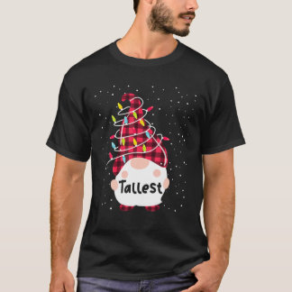 Tallest Gnome Matching Family Group-julklapp T Shirt