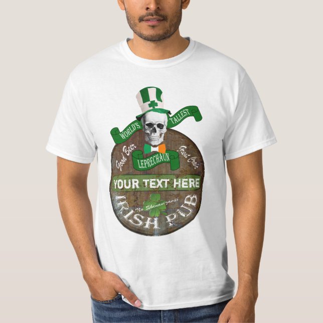 Tallest leprechaun St Patricks Tee (Framsida)