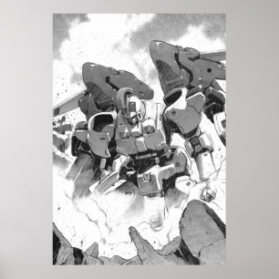 Tallgeese Gundam Vinge Poster