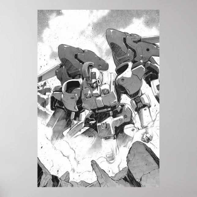 Tallgeese Gundam Vinge Poster (Framsidan)