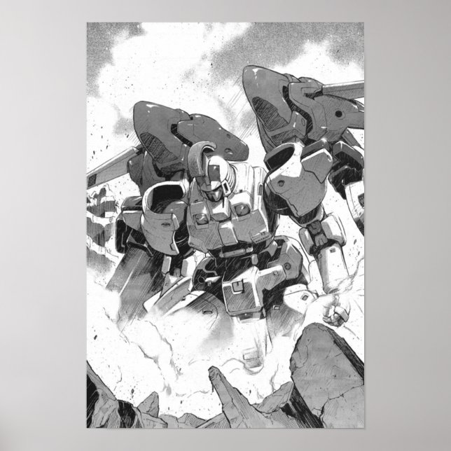 Tallgeese Gundam Vinge Poster (Framsidan)