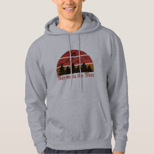 Tallgran i skogen hoodie