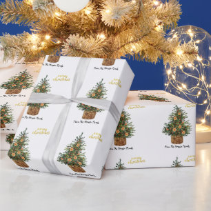 Tallgran,Orange God Jul Presentpapper