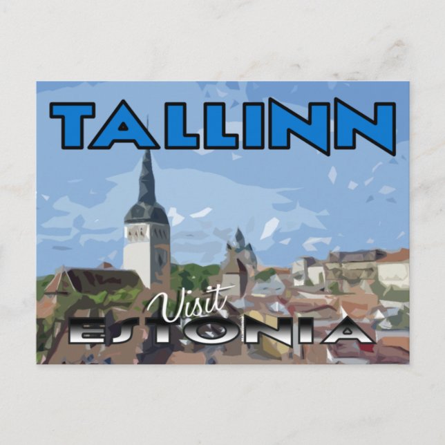 Tallin, besök Estland Vykort (Framsida)