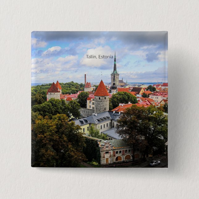 Tallin, Estland Historiskt centrum,  Knapp (Framsida)