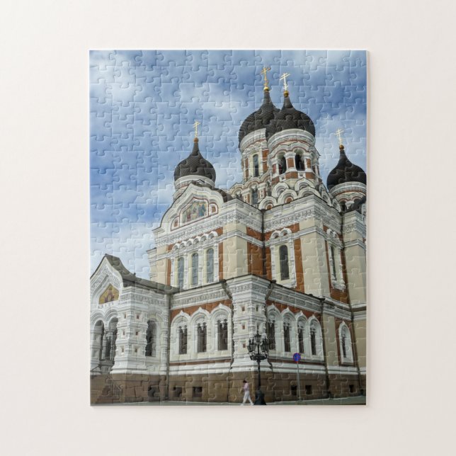 Tallinn Alexander Nevsky Cathedral puzzle Pussel (Vertikal)