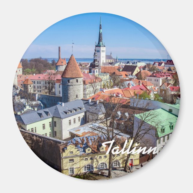Tallinn-erivat i centrala delen av staden magnet (Framsidan)