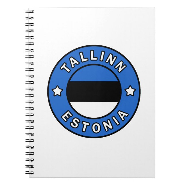Tallinn Estland Anteckningsbok (Framsidan)