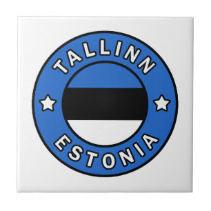 Tallinn Estland Kakelplatta