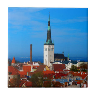 Tallinn Estland Kakelplatta