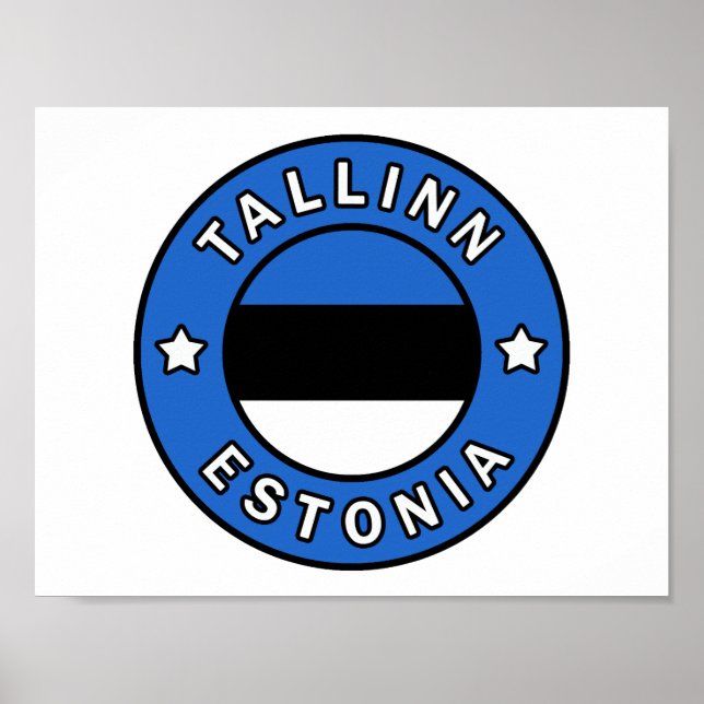 Tallinn Estland Poster (Framsidan)