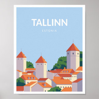 Tallinn Estland Poster