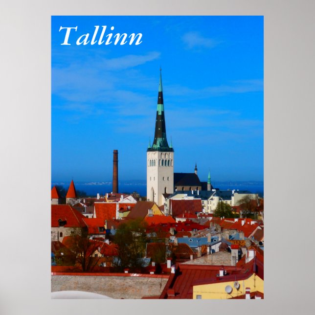 Tallinn, Estland Poster (Framsidan)