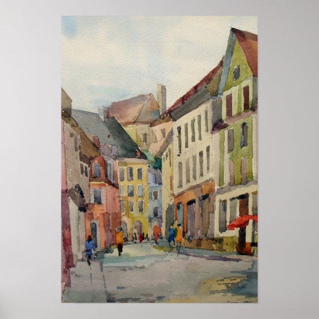 Tallinn-Estland Poster (Framsidan)