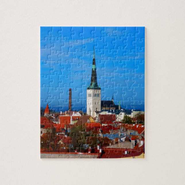 Tallinn Estland Pussel (Vertikal)