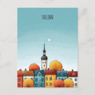 Tallinn Estland Resa Vykort