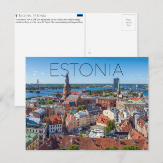 Tallinn, Estland Resebrevkort Vykort