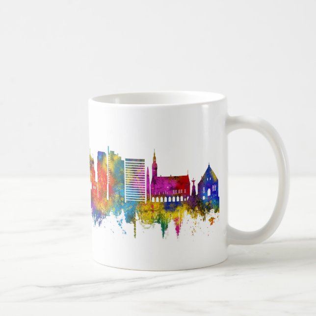 Tallinn Estland Skyline Kaffemugg (Höger)
