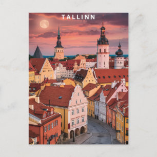 Tallinn Estland Street Travel Vykort