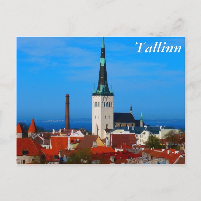 Tallinn, Estland Vykort (Framsida)