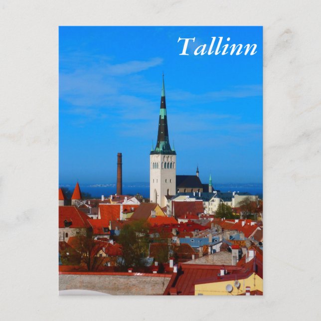Tallinn, Estland Vykort (Framsida)