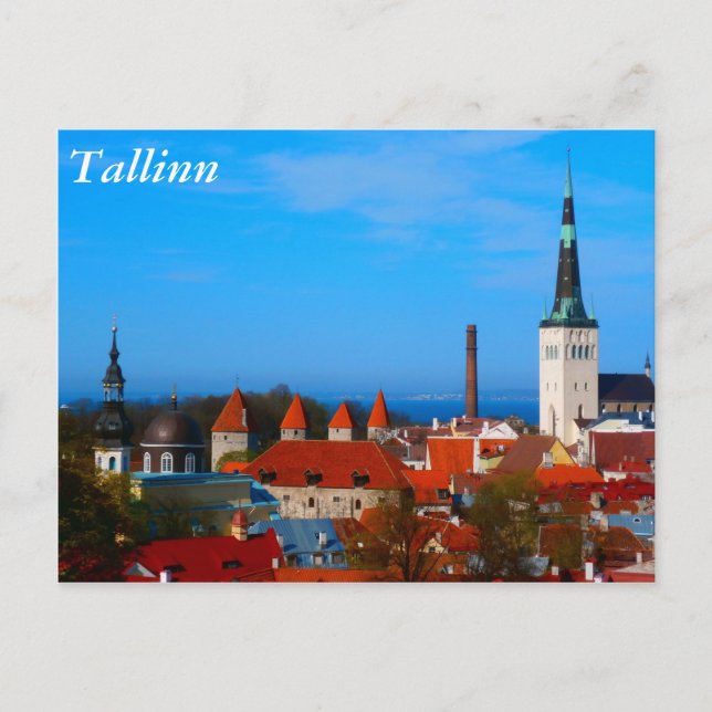 Tallinn, Estland Vykort (Framsida)