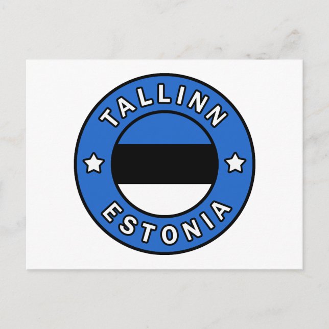 Tallinn Estland Vykort (Framsida)