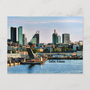 Tallinn, Estlands cityscape-foto Vykort