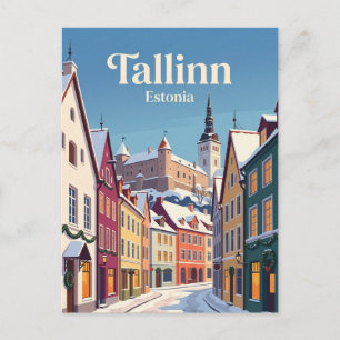 Tallinn Gamla Stan Estland Vykort