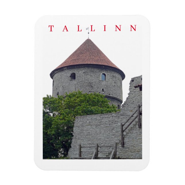 Tallinn Kiek in de Kok view-kylmagnet Magnet (Vertikal)