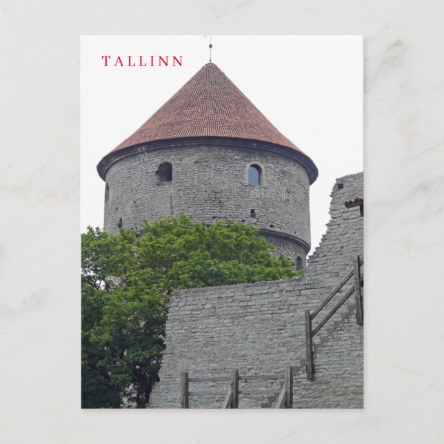Tallinn Kiek in de Kok view vykort (Framsida)